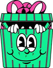 Hand drawn vector illustration of Party Decoration Retro Cartoon Art Style | Logo, Icon, Visual Identity, Asset