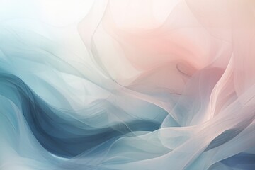 A dreamy, ethereal abstract background that evokes a sense of calm and serenity, with soft colors and delicate - obrazy, fototapety, plakaty