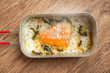 メスティンでごはん　Camping food made military outdoor 