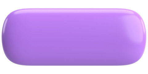 3D button. Empty button. 3D illustration.