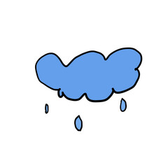 Png icon blue cloud and rain