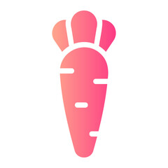 carrot gradient icon