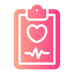 clipboard gradient icon