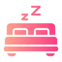 bed gradient icon