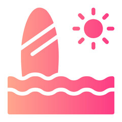 surf gradient icon