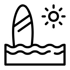 surf line icon