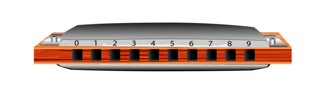 musical instrument the harmonica also called mouth harp
muziekinstrument de mondharmonica ook wel mondharp