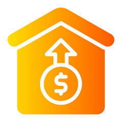 house value gradient icon