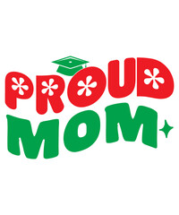 Proud Mom Retro SVG