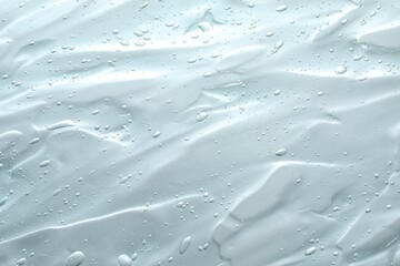 Transparent washing gel as background, closeup. Cosmetic product