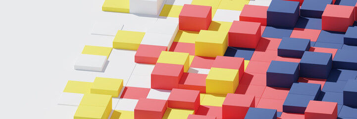 colorful cube shape abstract background wallpaper