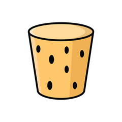 cork icon vector design template in white background