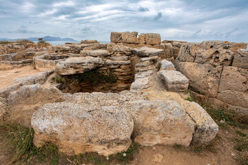 Necropolis de Son Real, prehistoric, largely above-ground burial ground on the north coast of...