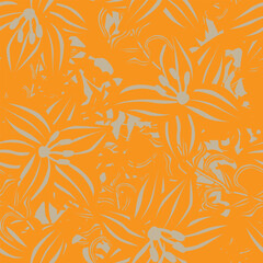 Colourful Floral Seamless Pattern Design Background