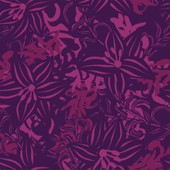 Colourful Floral Seamless Pattern Design Background