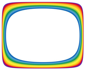 Obraz premium Cadre arc-en-ciel 
