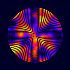 Heat map. Abstract infrared thermographic background. Vector illustration.