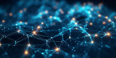 design of 3D network connections with plexus soft line