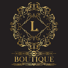  Boutique, Cafe, Hotel, Heraldic, Jewelry, Fashion and other vector illustration. Retro Royal Vintage Shields Logotype set. Vector calligraphyc Luxury logo design elements. 