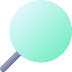 Magnifying glass pixel perfect flat gradient color ui icon. Online search. Seeking information. Simple filled pictogram. GUI, UX design for mobile application. Vector isolated RGB illustration