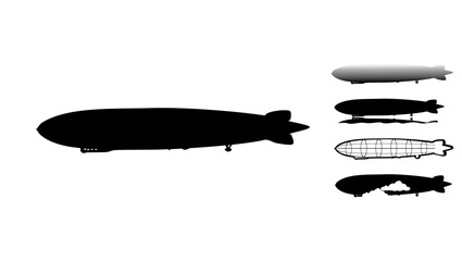 Airship silhouette