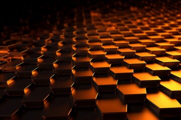 Fototapeta premium Hexagonal Harmony: Abstract Background with Geometric Hexagons, Abstract, Background, Hexagons, Geometric, Shapes, Design, Pattern, Geometry, Modern,