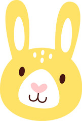 Childish Rabbit Face