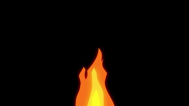 Cartoon Flame Fire Animation