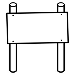 Obraz premium signboard icon