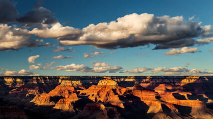Fototapeta na wymiar sunset at the Grand Canyon, Arizona, USA