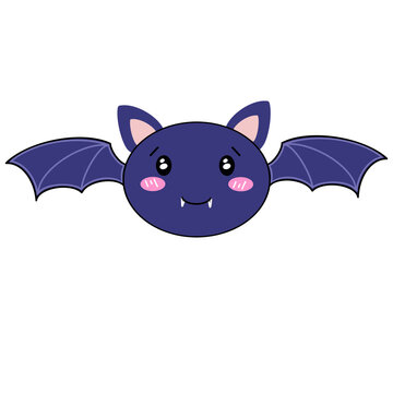 Halloween cute bat