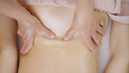 Calming and Rejuvenating Massage for Women Back Top View