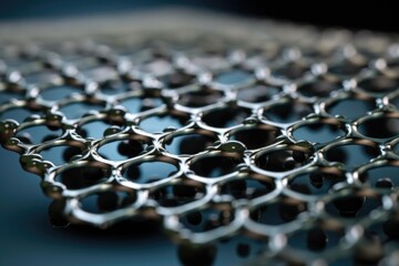 a nanomaterials-based coating, protecting a metal surface from corrosion, created with generative ai - obrazy, fototapety, plakaty