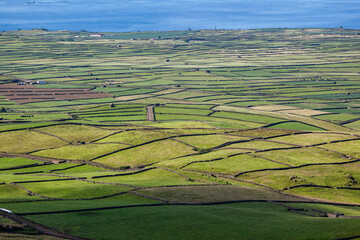 Obraz premium View from miradouro da Serra do Cume in Terceira island, Azores