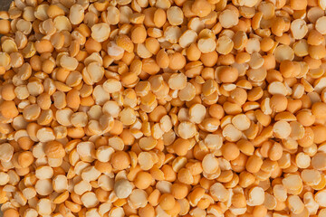 Italian pasta on table with tomatoes, pepper and different species