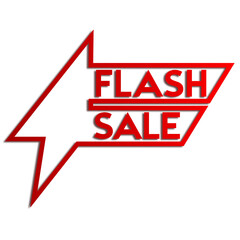 flash sale stickers illustration design background