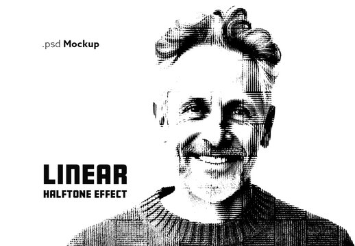 Linear Halftone Effect