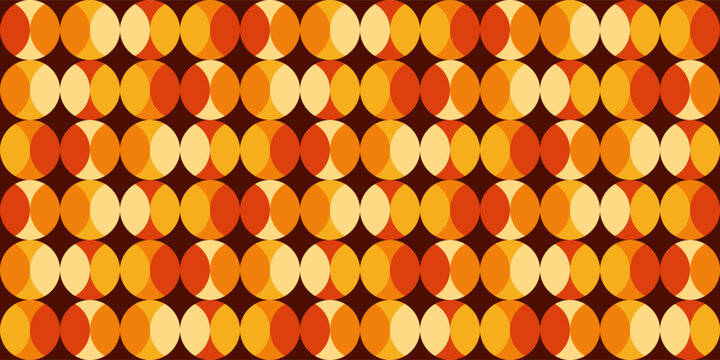 Autumn geometric background. Seamless geometric pattern.
