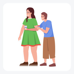 Bonded by Liberty Happy Couple at Independence Day

