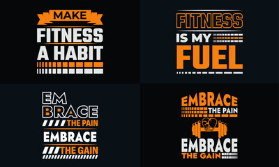 best typography t shirt design for gym, fitness inspiration and motivation