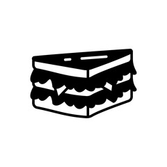 Sandwich icon in vector. Illustration