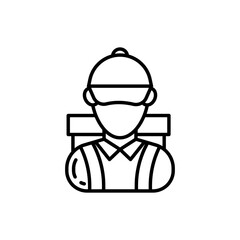 Delivery Boy icon in vector. Illustration