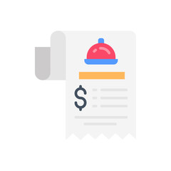 Fototapeta premium Receipt icon in vector. Illustration