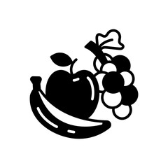 Fruit icon in vector. Illustration
