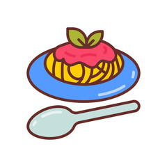 Italian Food icon in vector. Illustration