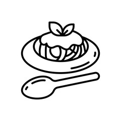Italian Food icon in vector. Illustration