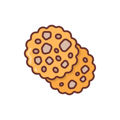 Crackers icon in vector. Illustration