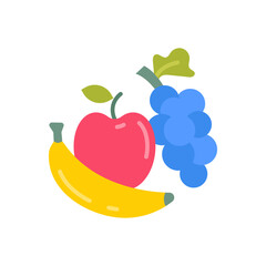 Fruit icon in vector. Illustration