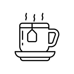 Fototapeta premium Tea icon in vector. Illustration