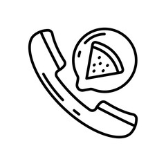 Order on Phone icon in vector. Illustration